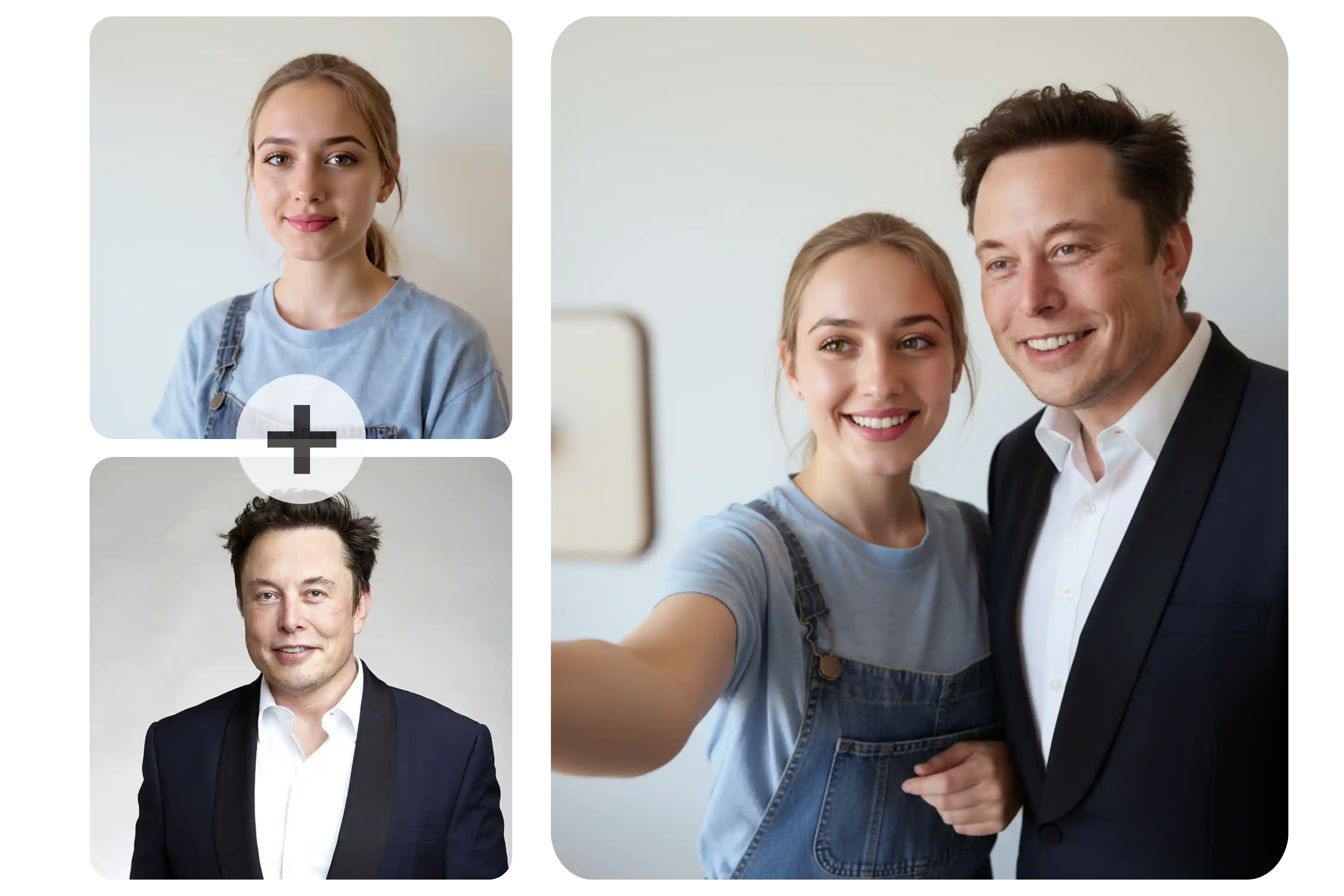 Create a Celebrity Selfie Using Your Uploaded Faces