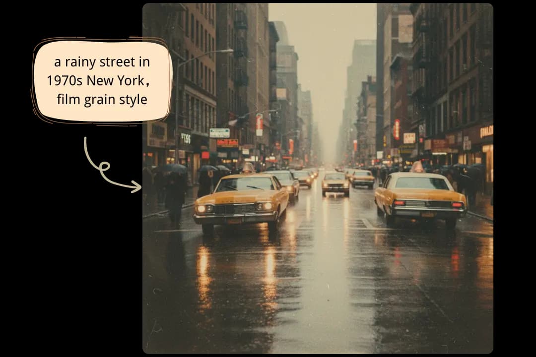 Describe Your Vision and Generate Retro Vintage Filter Art