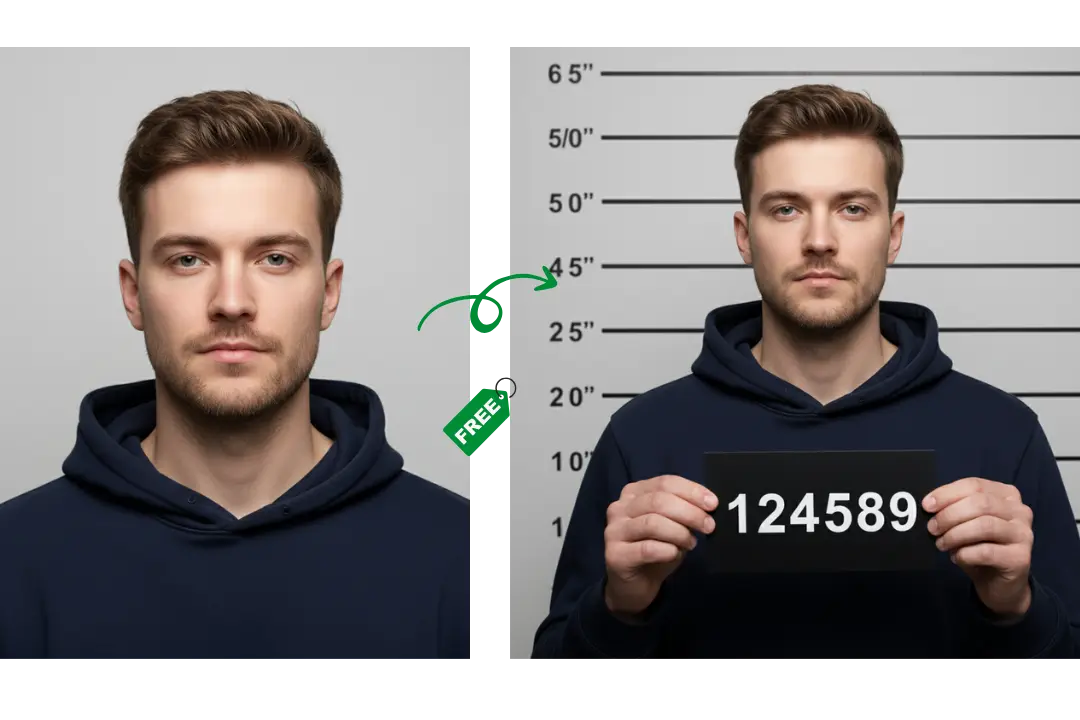 Transform Any Photo with Free AI Mugshot Generator 