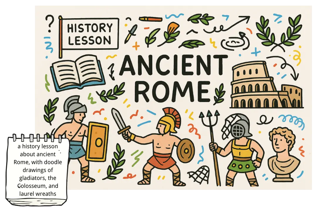 Text to Doodle Art for Classroom and Learning