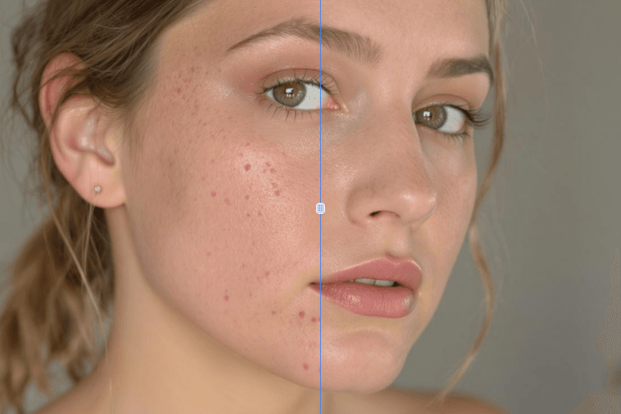 Realistic Skin with Face Blemish Remover
