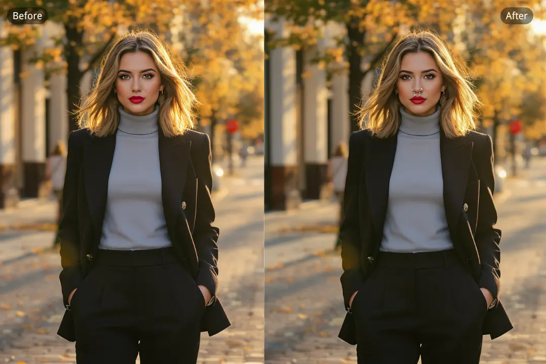 Fashion Experiments with Virtual Nose Piercings