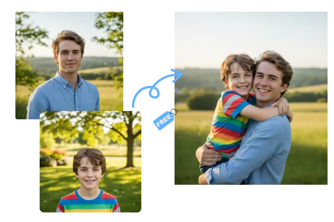 Free Hug My Younger Self AI Generator with One-Click Access