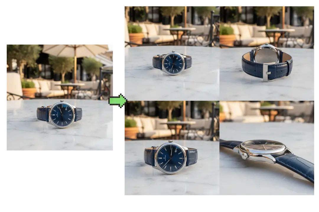 High-Quality Change Camera Angle Results for Selfies, Portraits, and Products