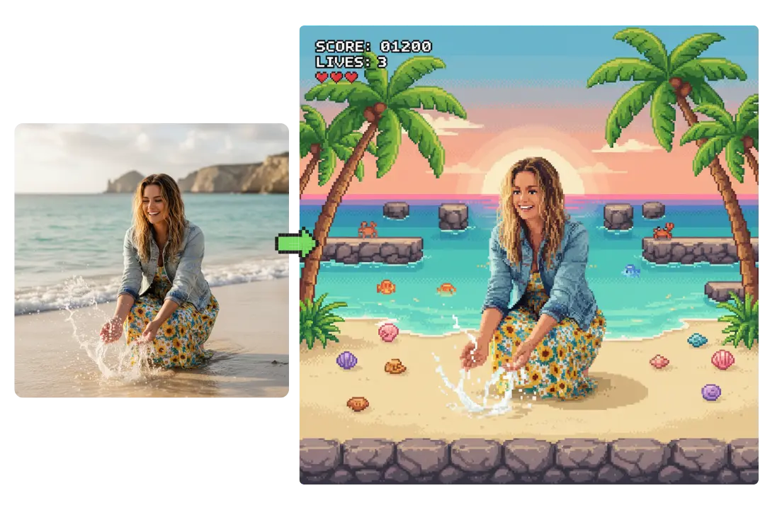 Seamless 16-Bit Character & Scene Integration