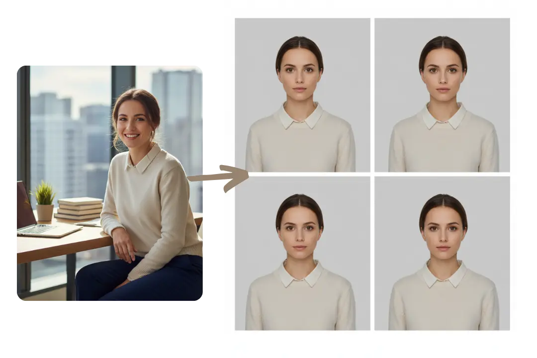 Professional Quality AI Passport Photo Generator