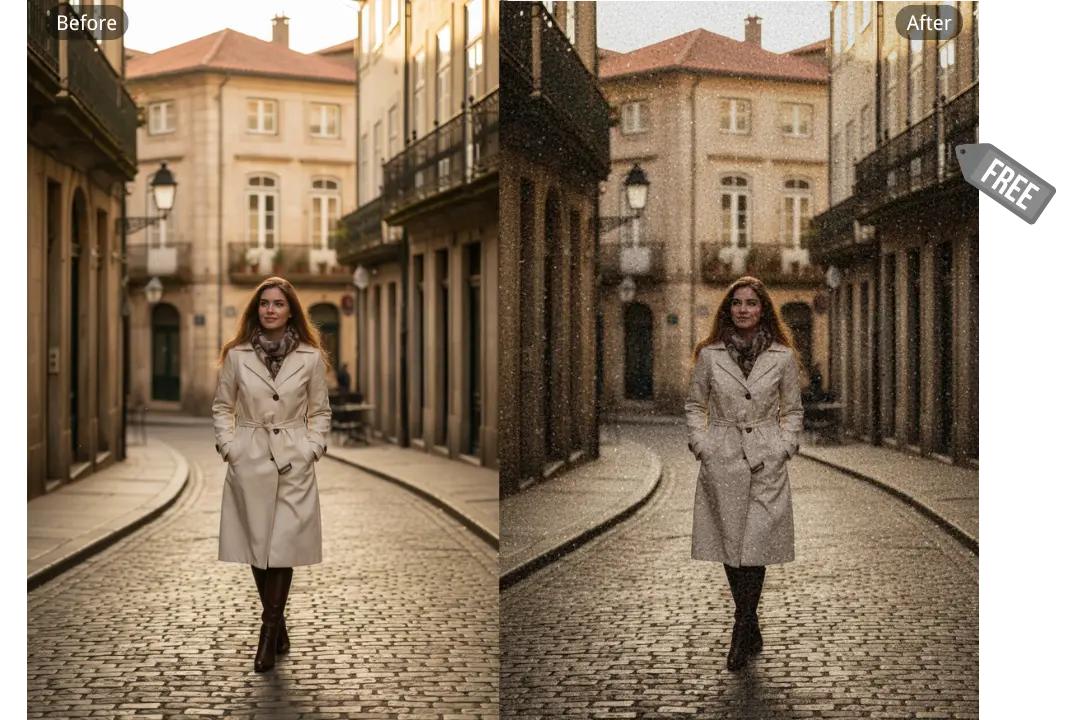 One-Click Free Film Grain Filter Tool for Effortless Texture Editing