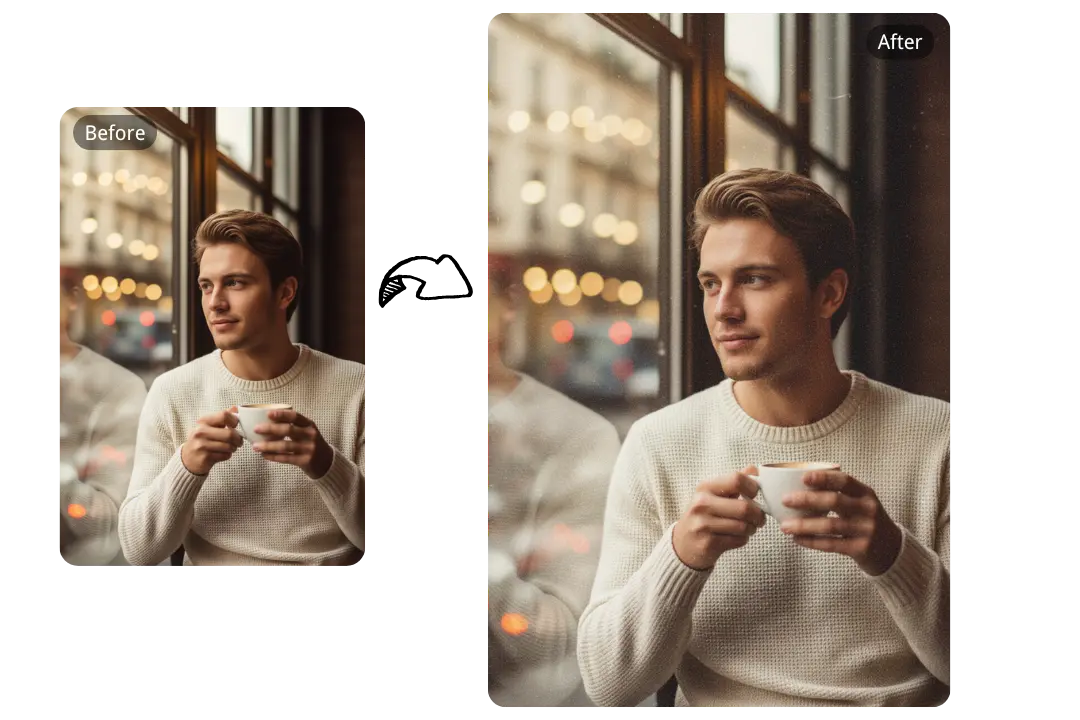 Apply Matte Grain Texture to Existing Images Instantly