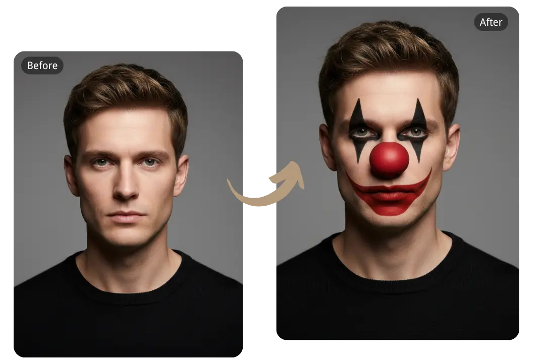 Easy-to-Use Online Clown Filter for Effortless Makeup