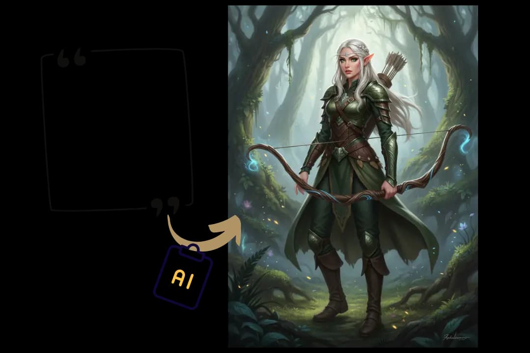 Instant NPC Character Generation from Text