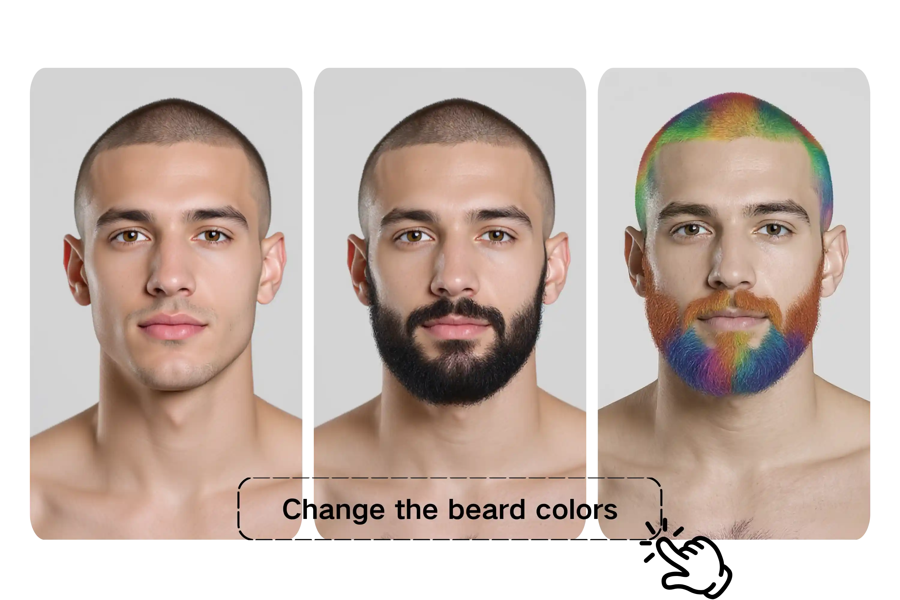 Edit Beard Style & Color Free Online