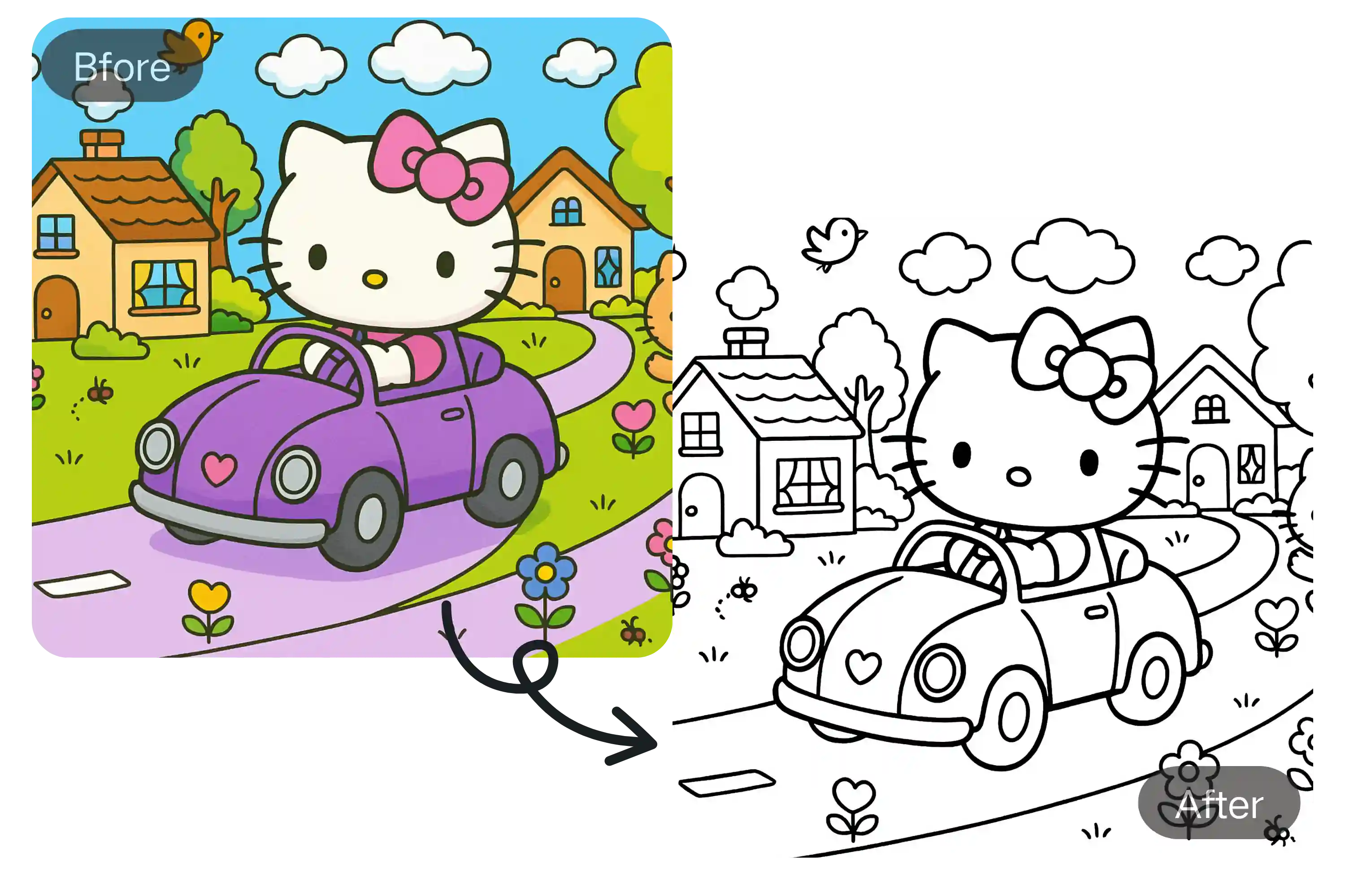 Transform Any Image into a Coloring Page