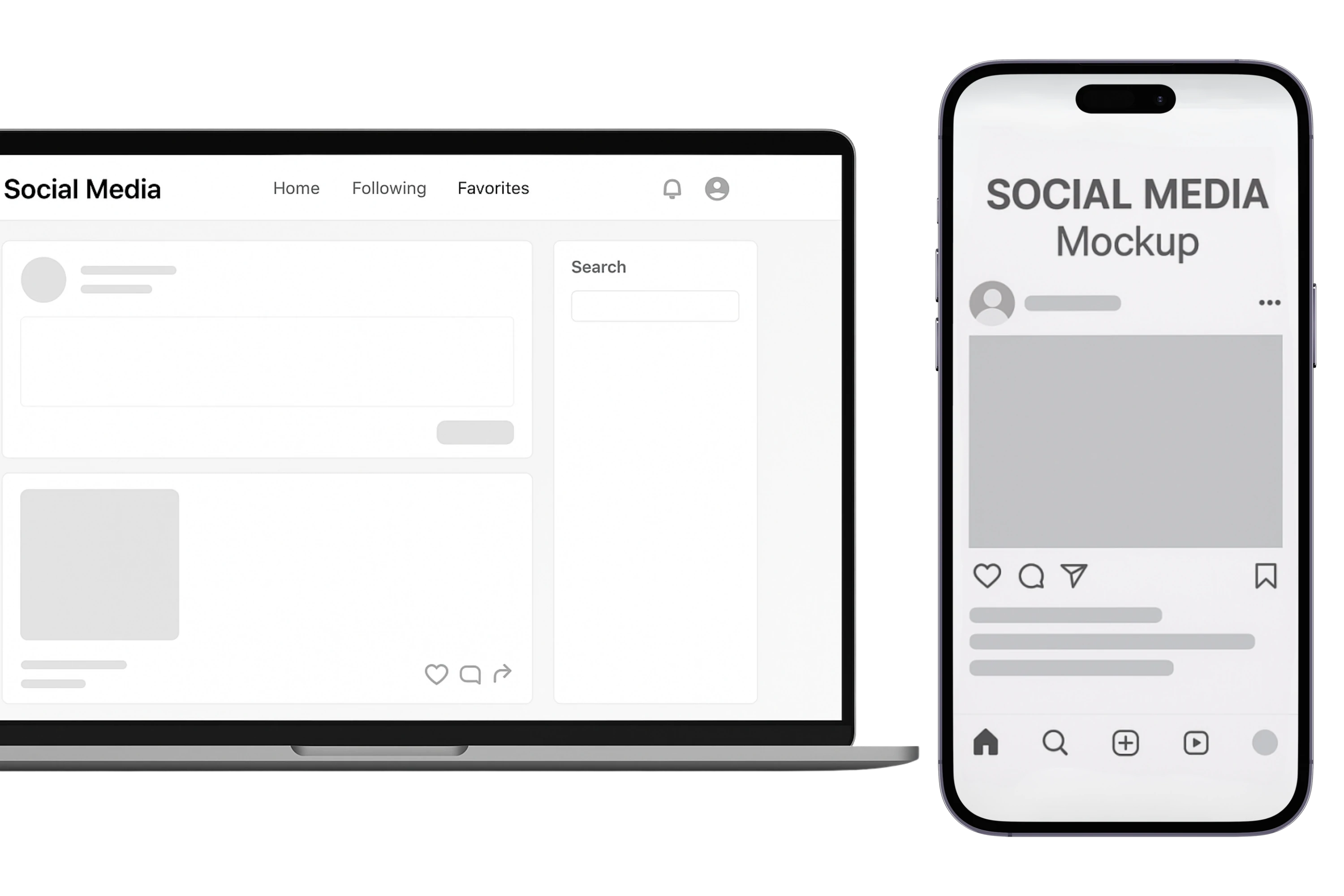 Tailored Social Media Mockup Tools