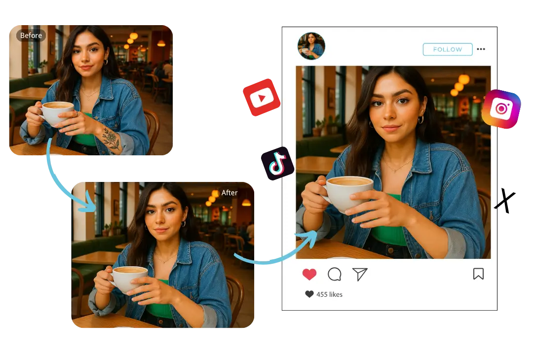 Effortless Tattoo Remover for Personal Social Media Updates