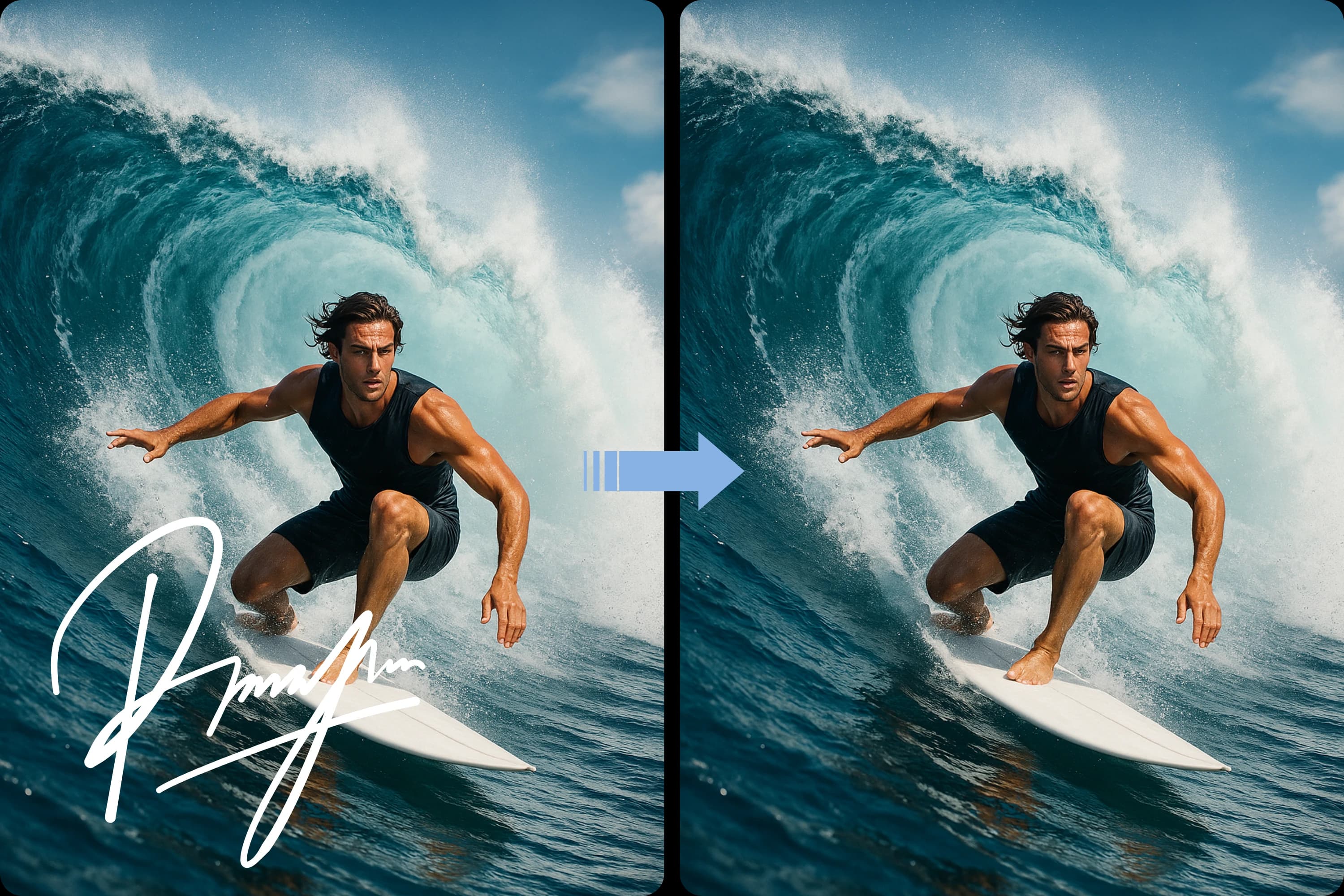 Remove Signature From Photo With AI