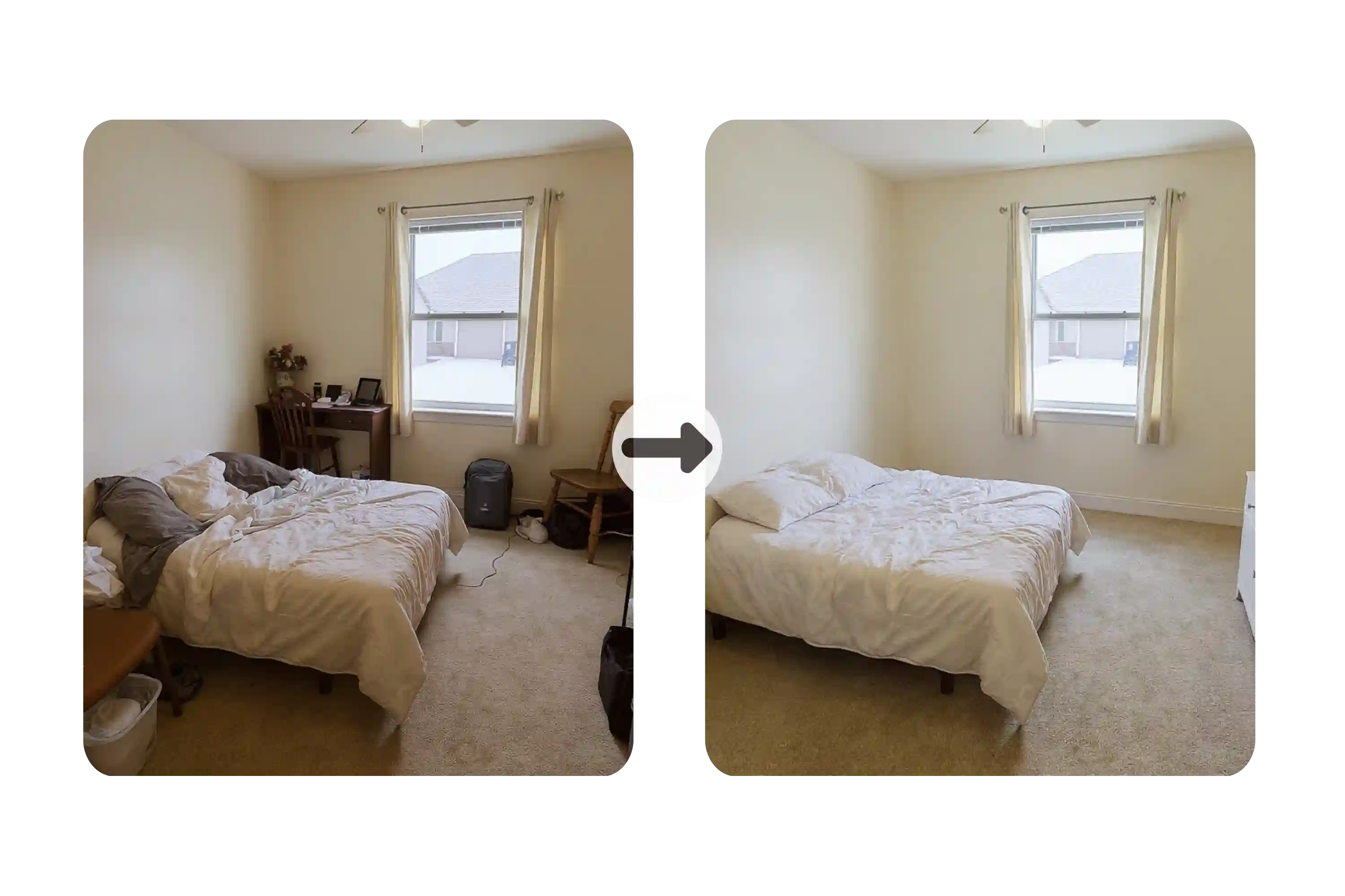 Smart Background Reconstruction with AI Inpainting
