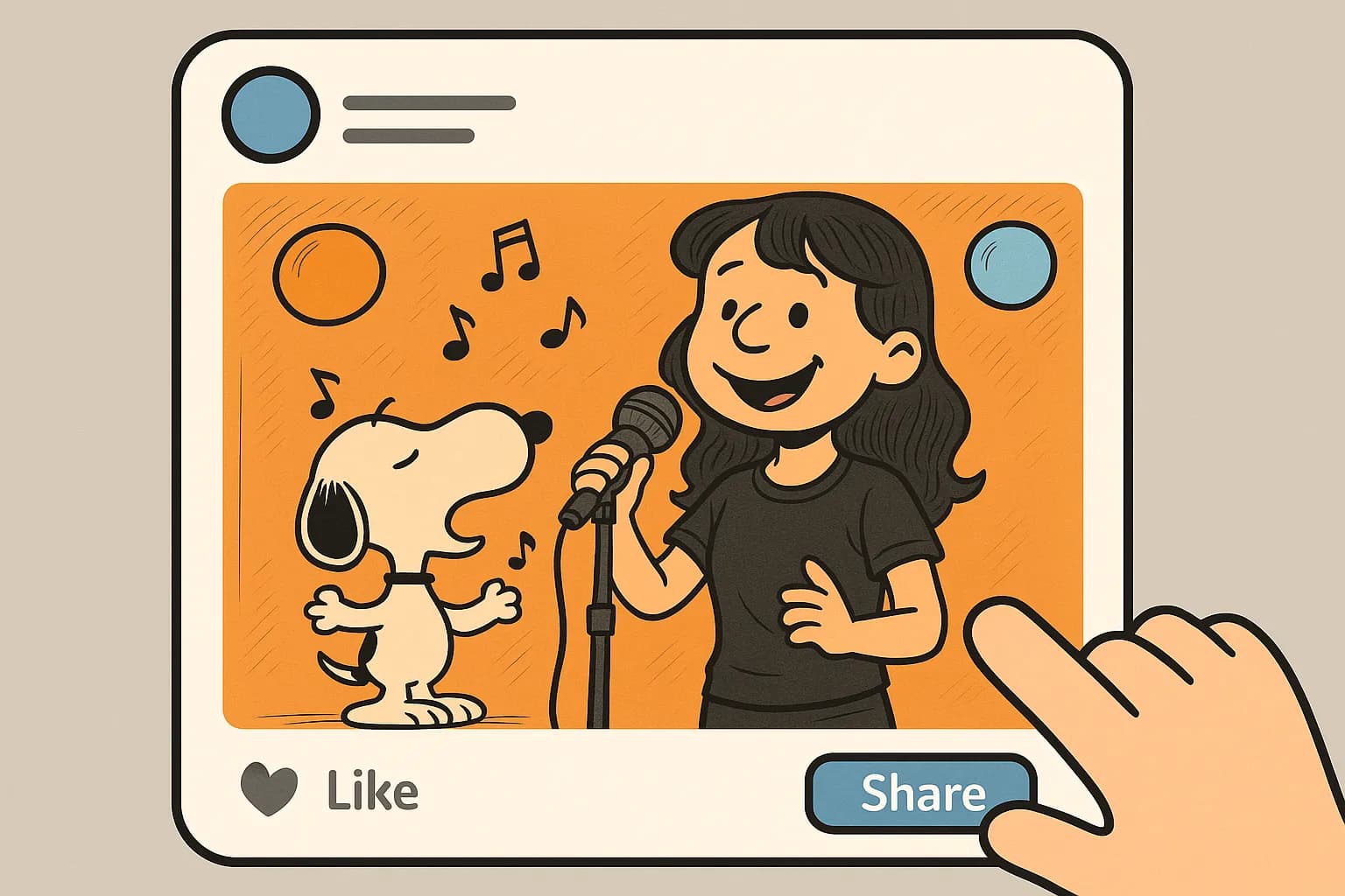 Social-Ready Snoopy Images