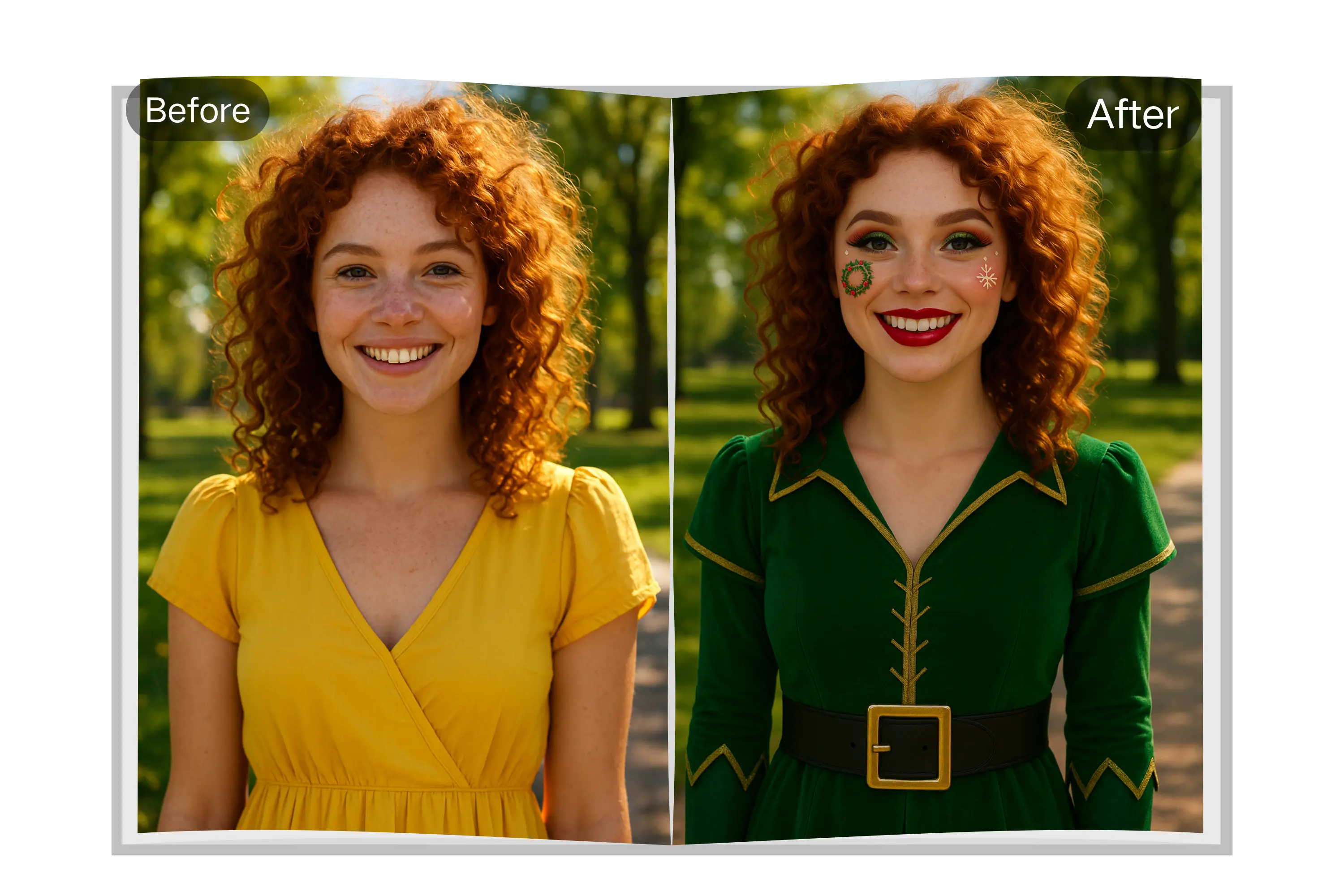 Try Christmas Outfits Virtually