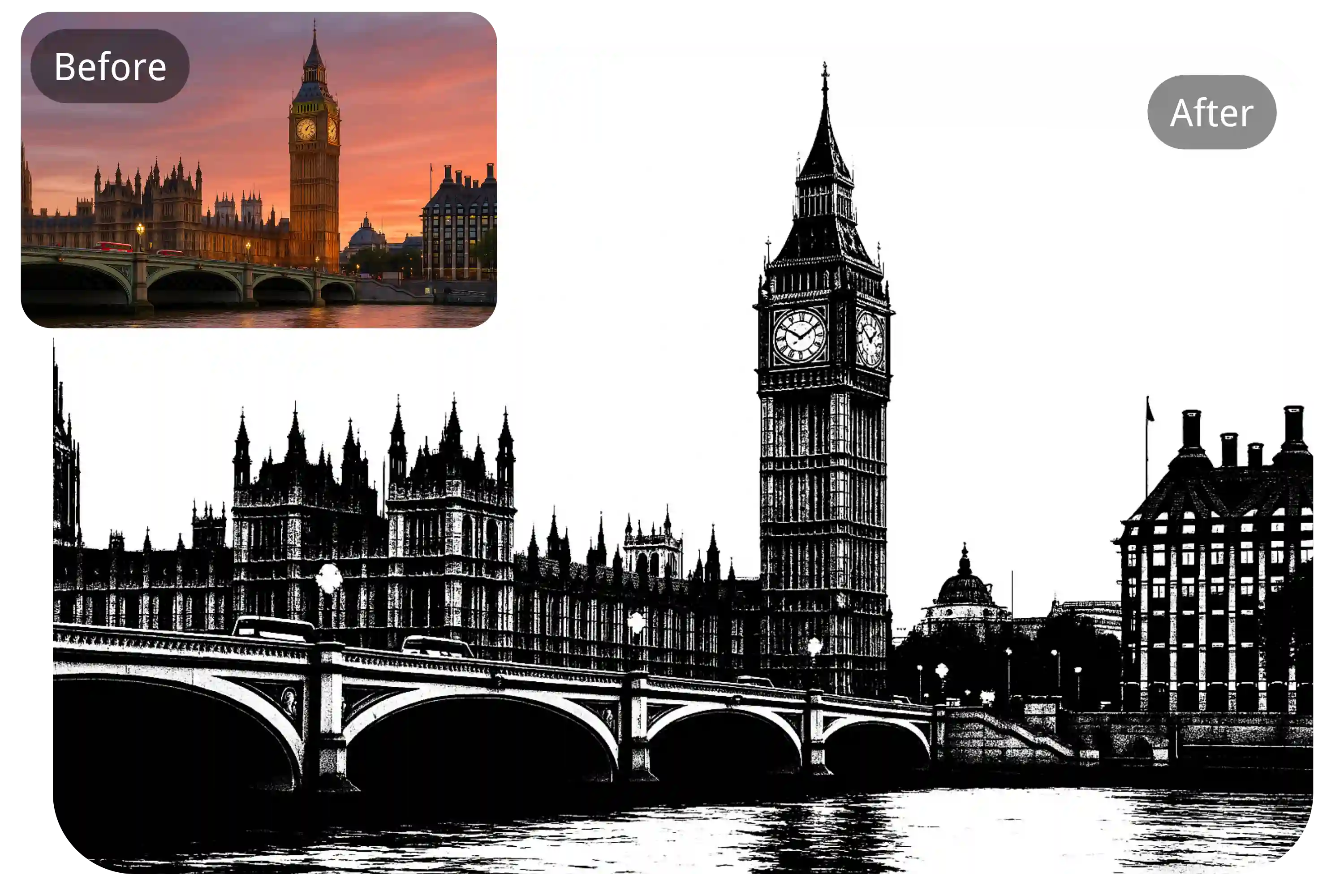 Instant Image Simplification for Custom Stencils