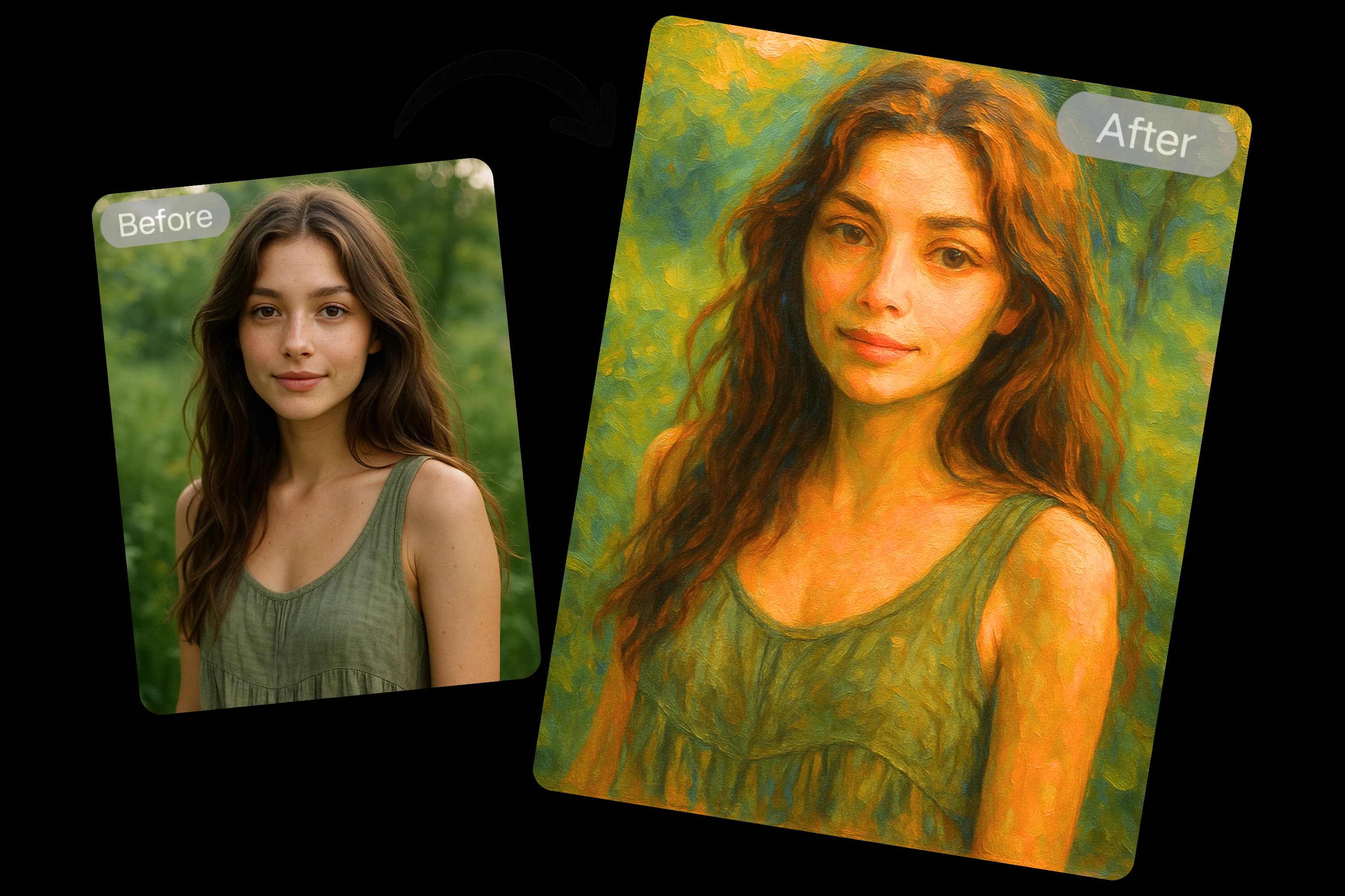 🎨 Free Online Photo to Oil Painting Conversion