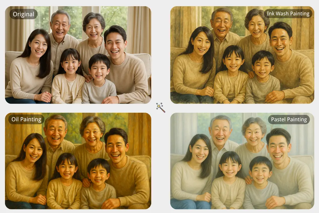 🎨 Multiple Art Styles Supported