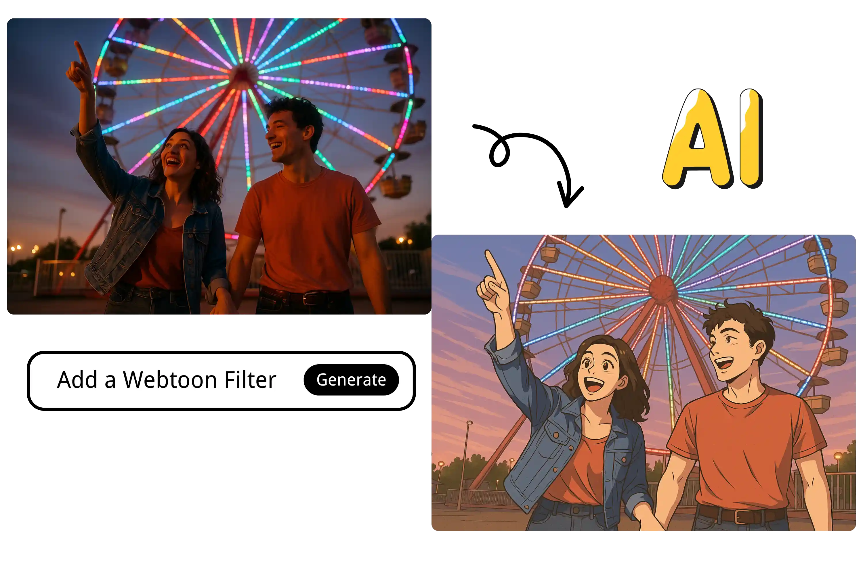 🚀 Webtoon Effect Generator – No App, No Hassle