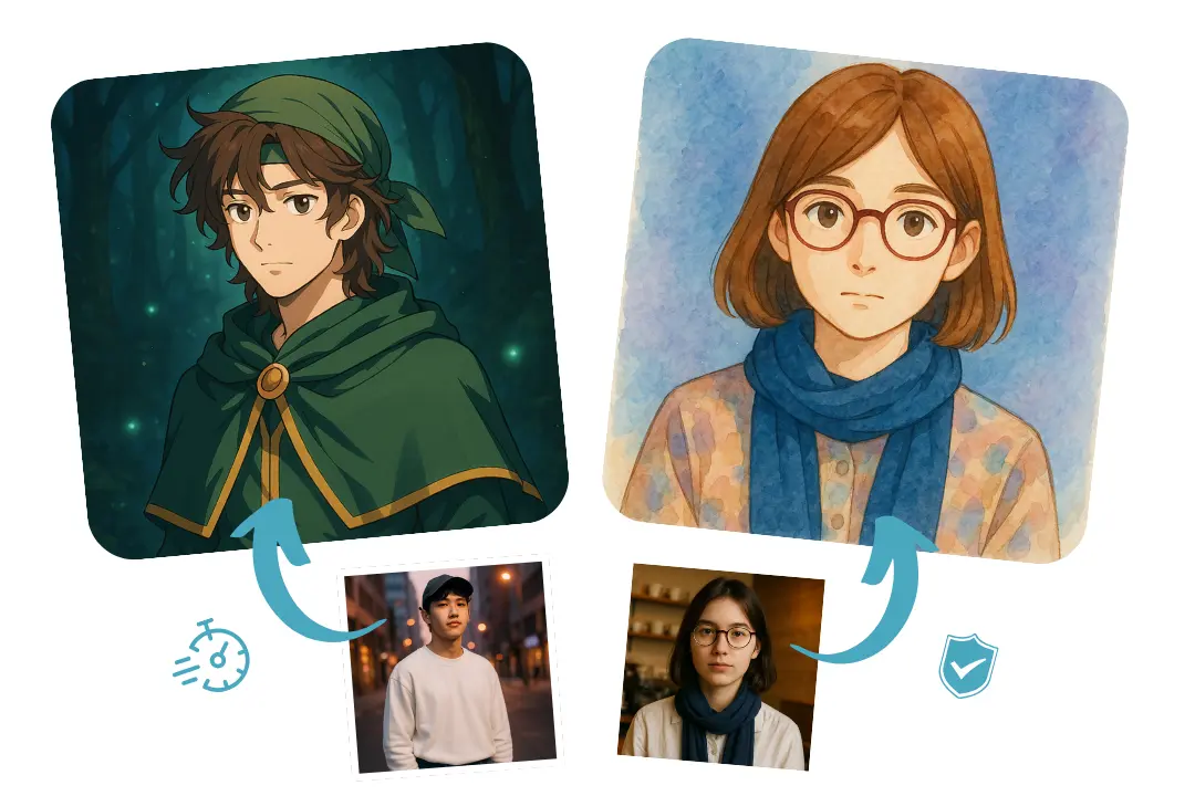 Quick & Private Anime PFP Creation