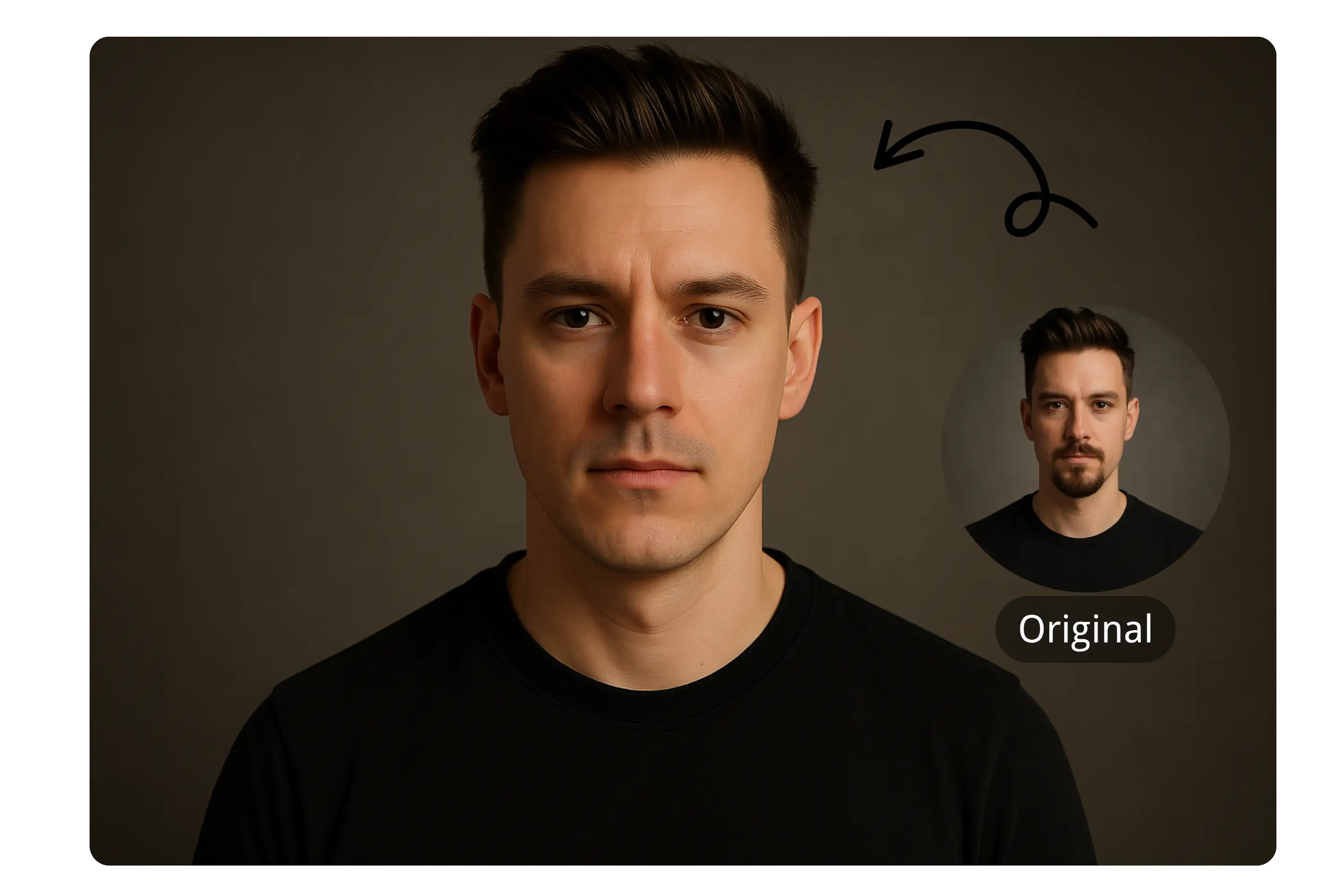 AI-Powered Beard Removal