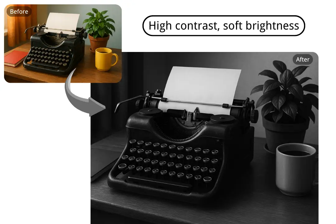 Customizable Black and White Filters