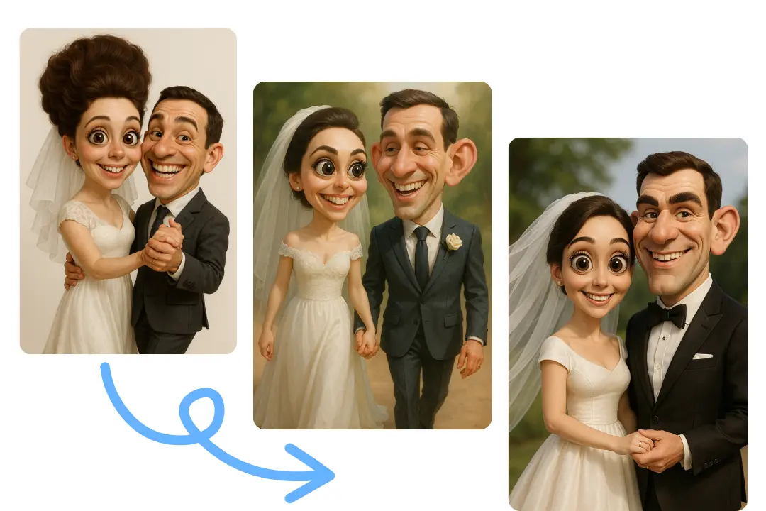 Wedding Caricature Maker Online Free