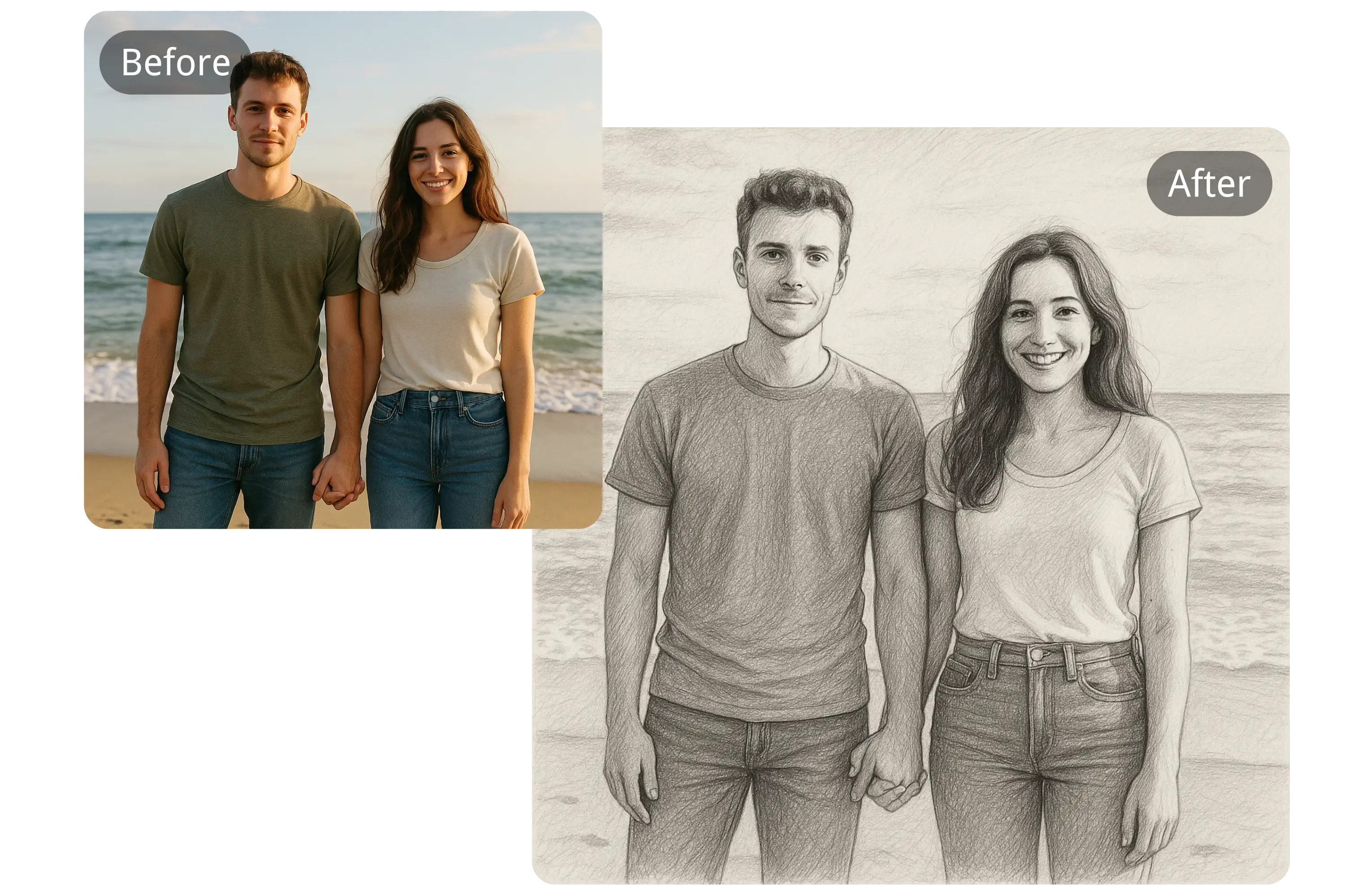 Instant Photo to Sketch AI Conversion