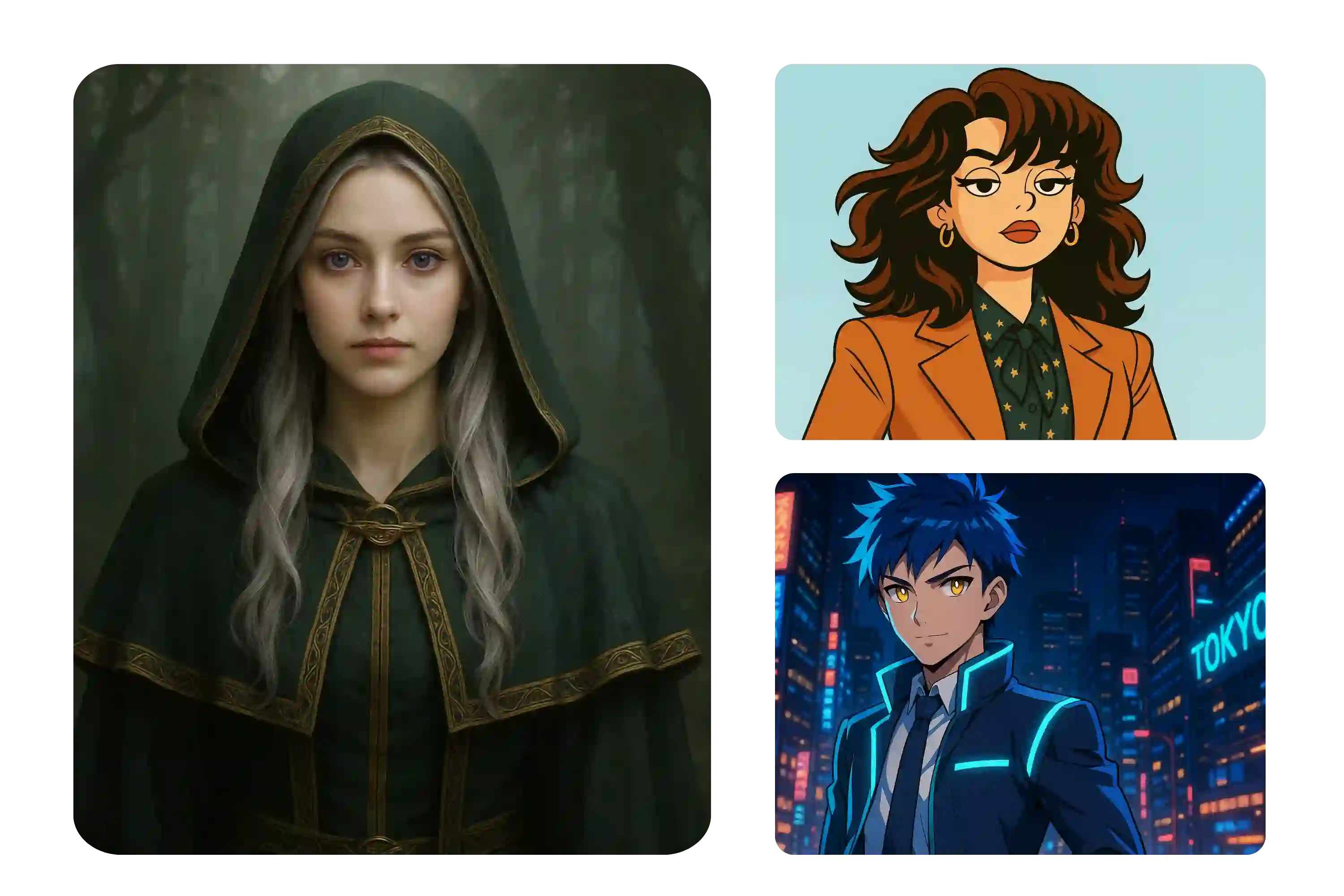 🎨 Multiple Artistic Styles