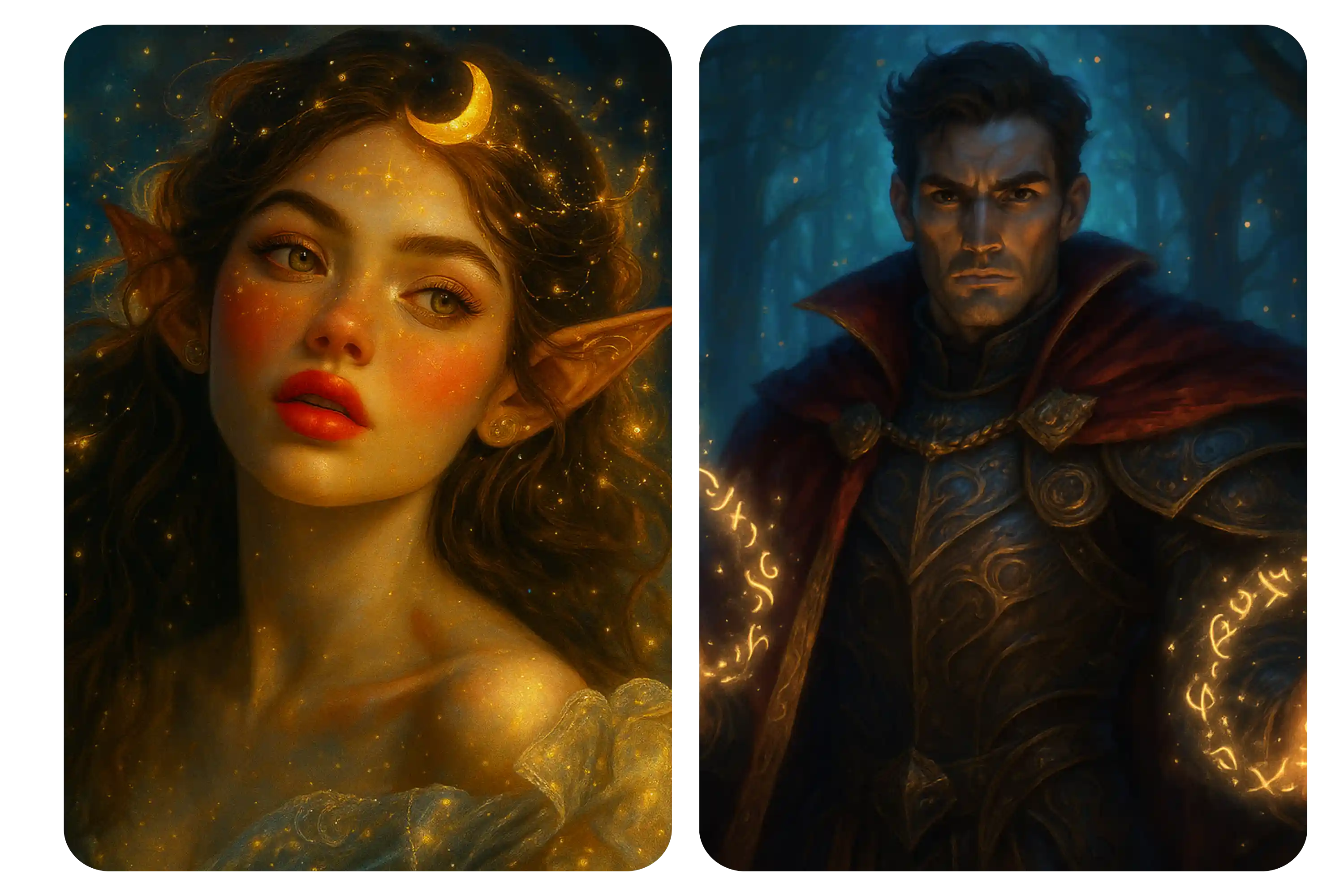 Text-to-Image AI Fantasy Portrait Generator