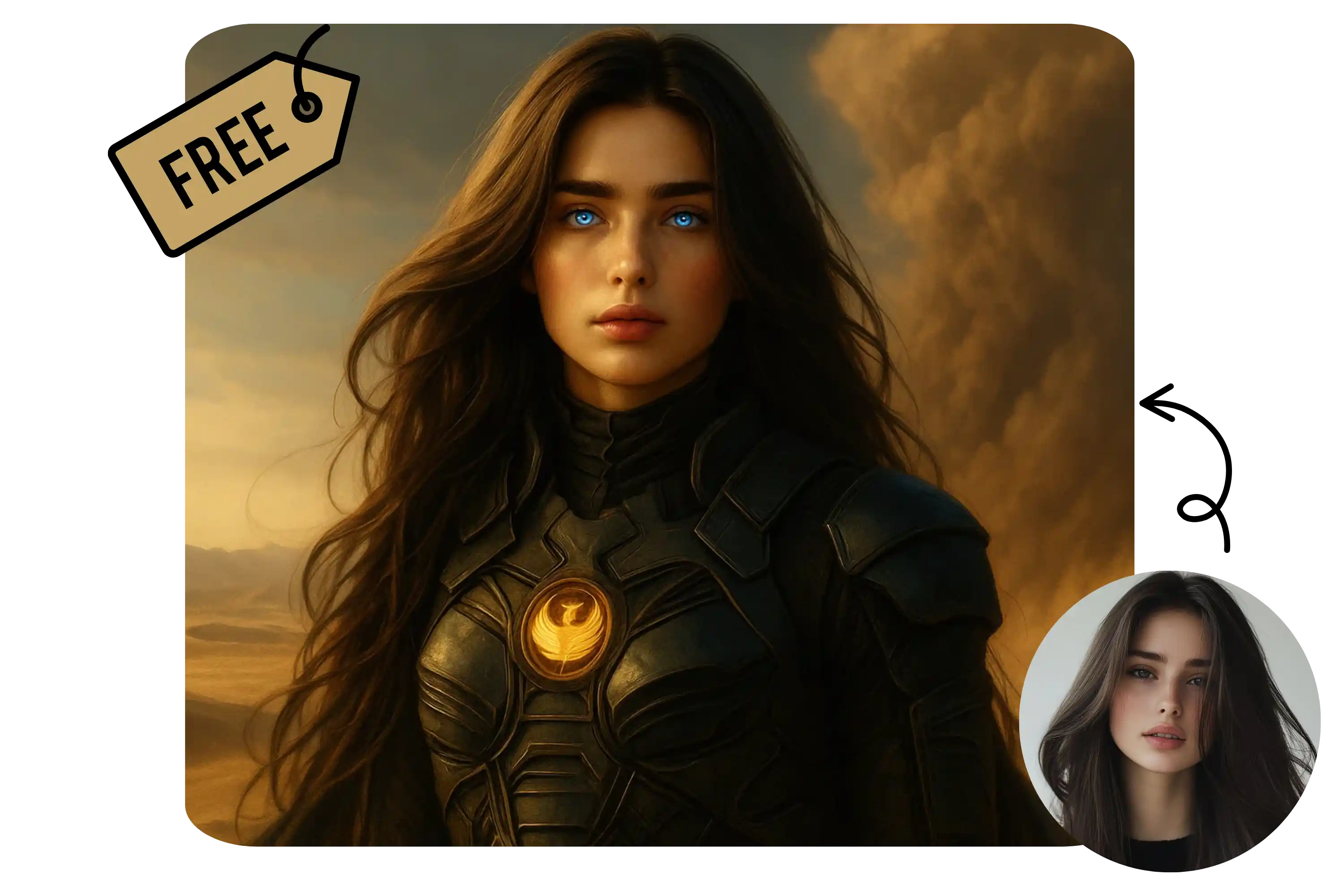 Free and No Sign-Up Required Dune AI Portrait Generator