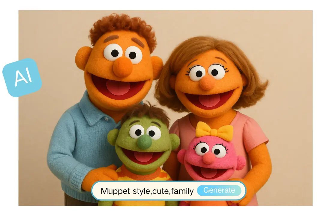 Easily Create Muppet Characters from Text