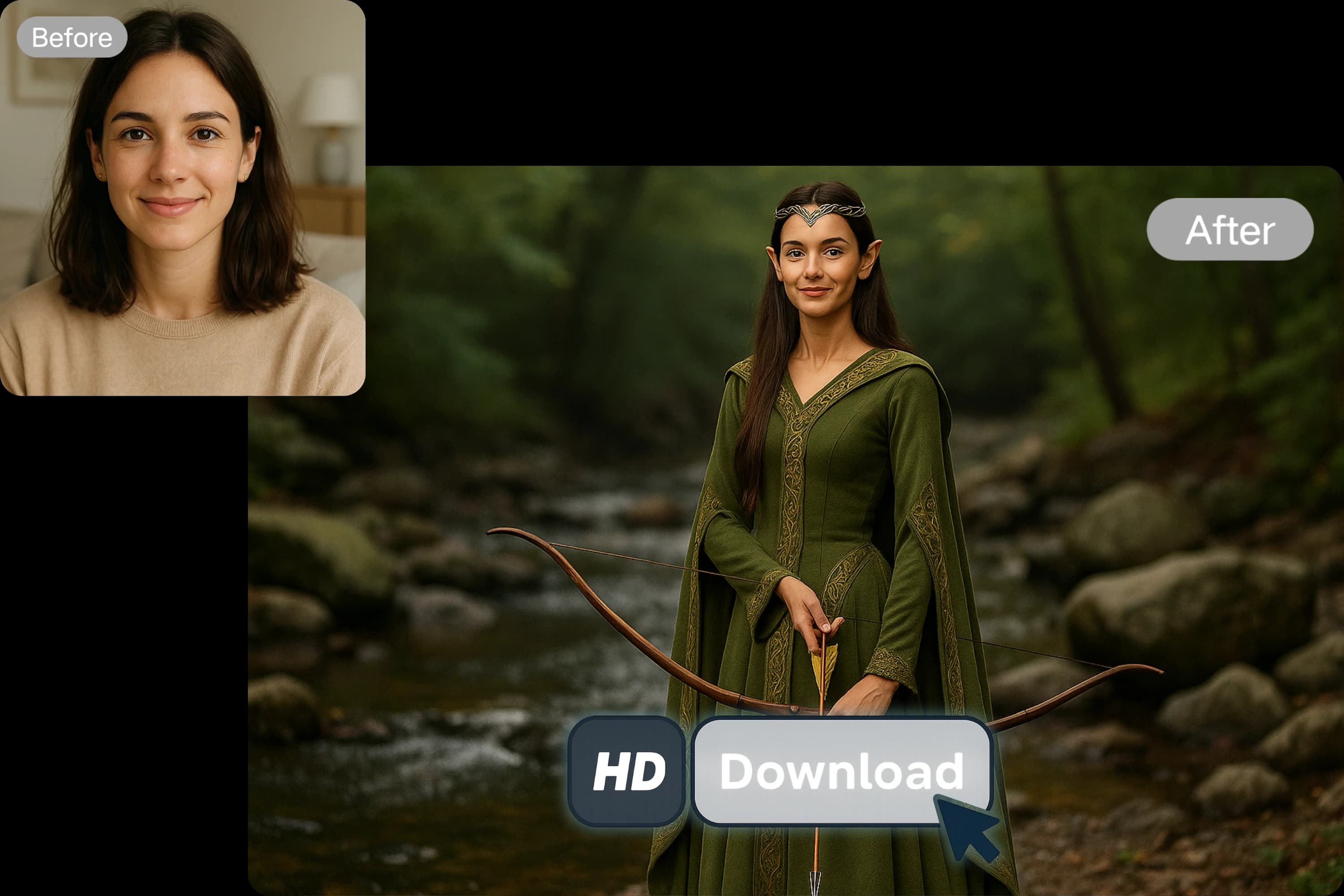 Create Cinematic Lord of the Rings Movie Portraits