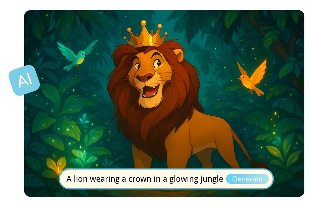 🦁 Create Magical Disney Scenes from Just a Few Words