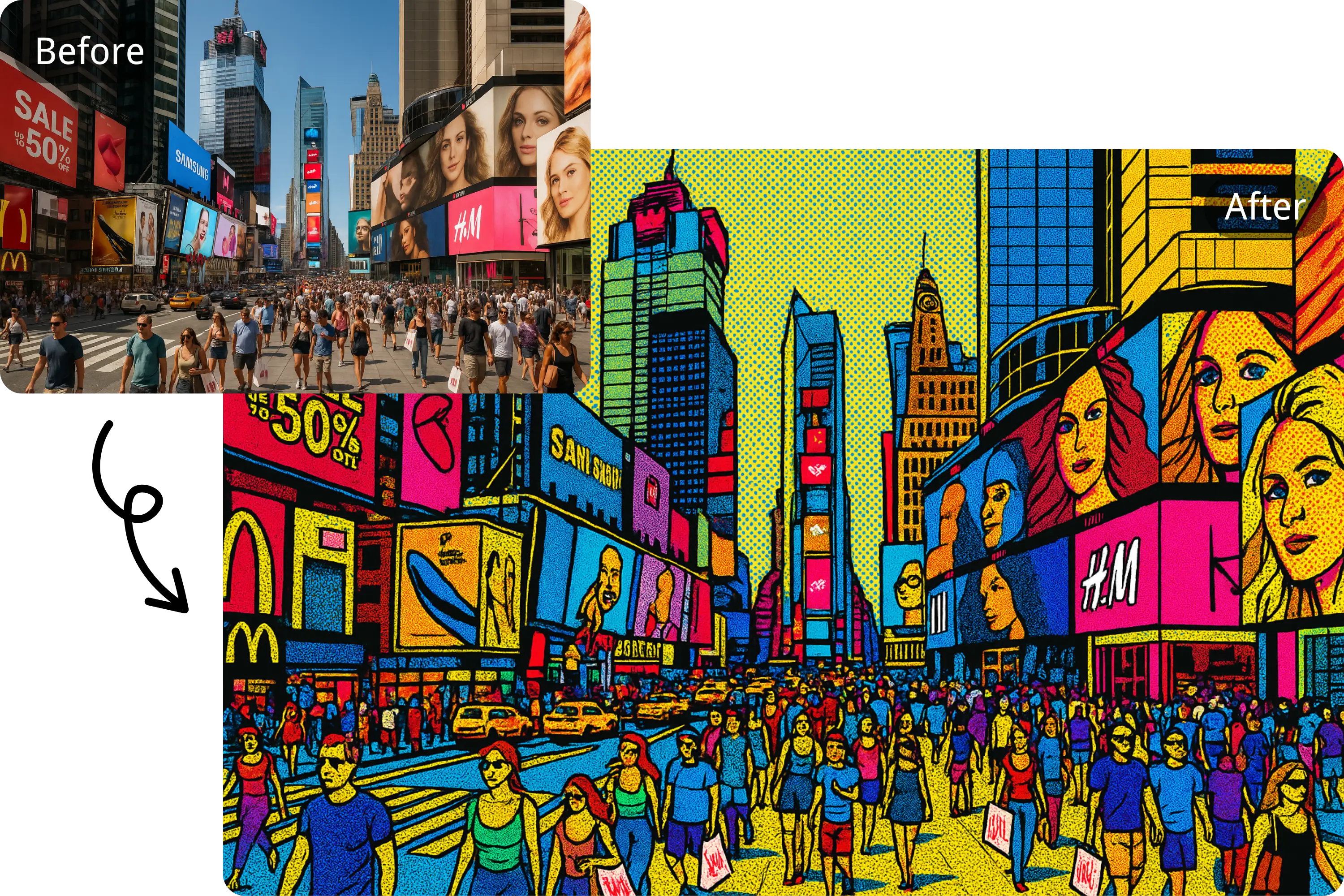 Turn Photos into Pop Art Style Instantly