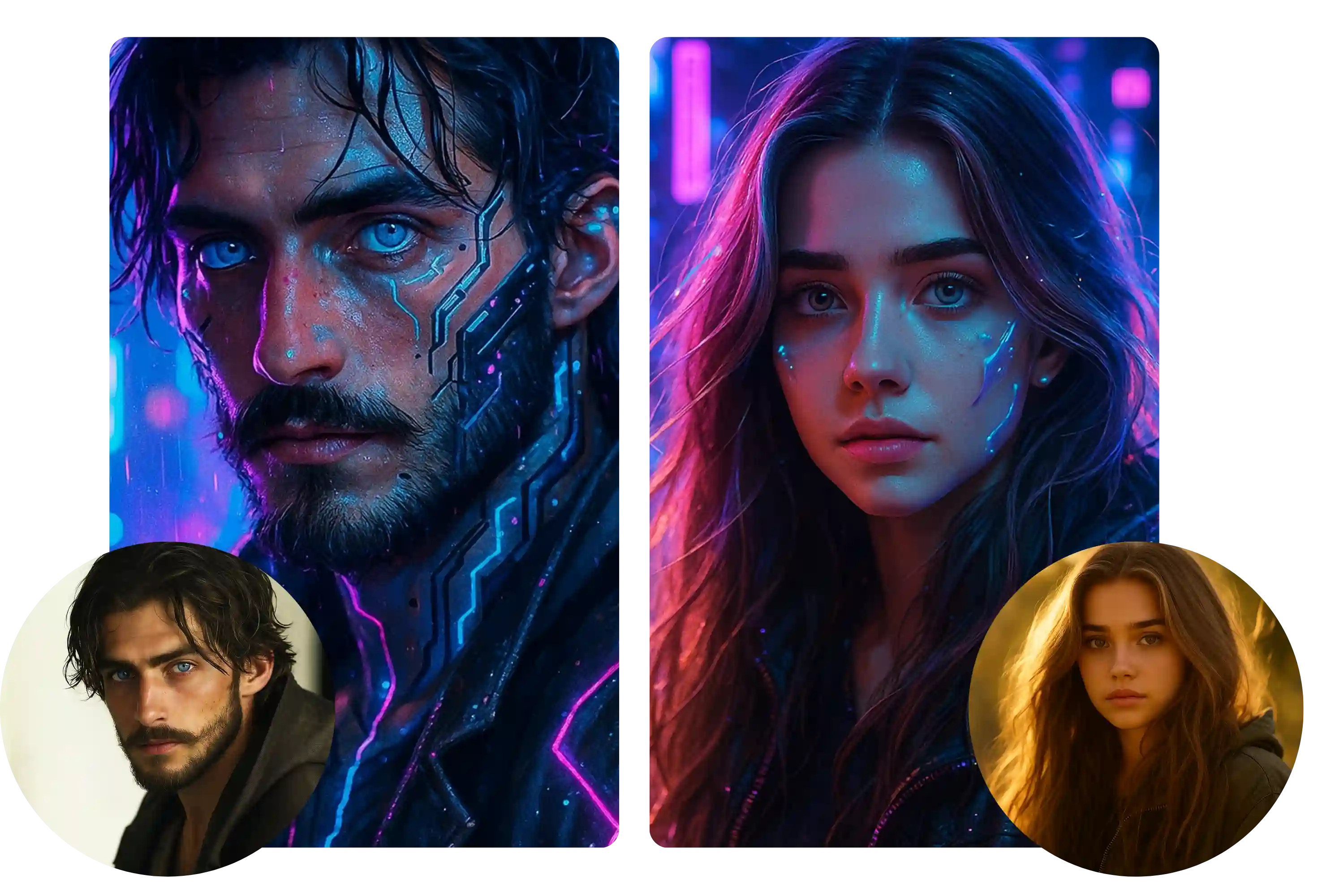 📸 Photo to Cyberpunk AI Filter