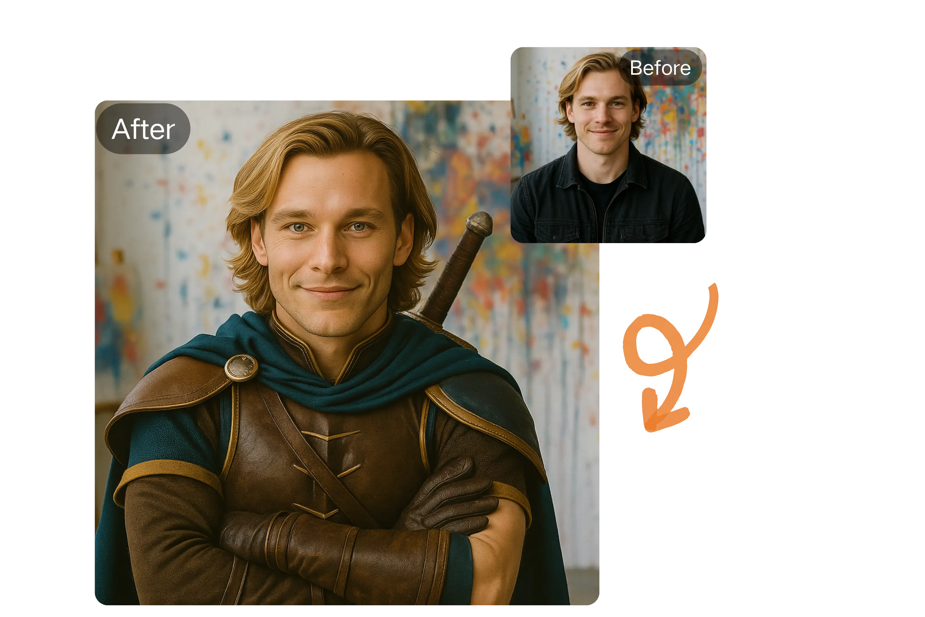 Dimension Jump: Instant Character Transformation