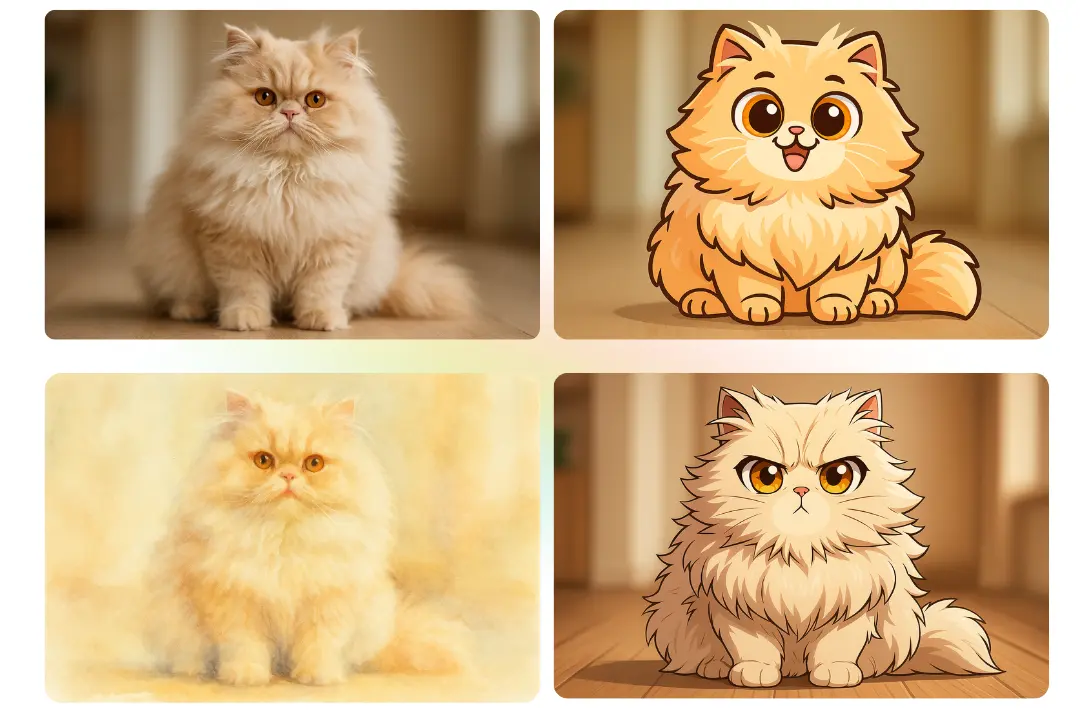 Custom Style AI Cat Generator for Dreamy Landscapes