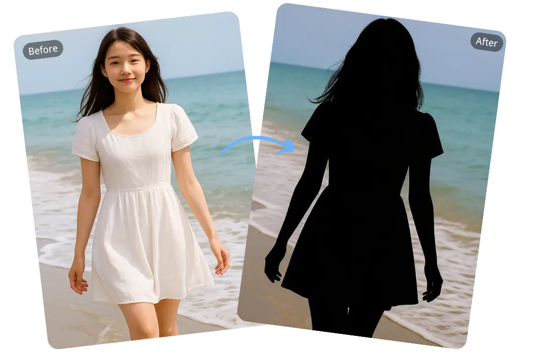 Easily Make Black and White Silhouettes from Your Photos