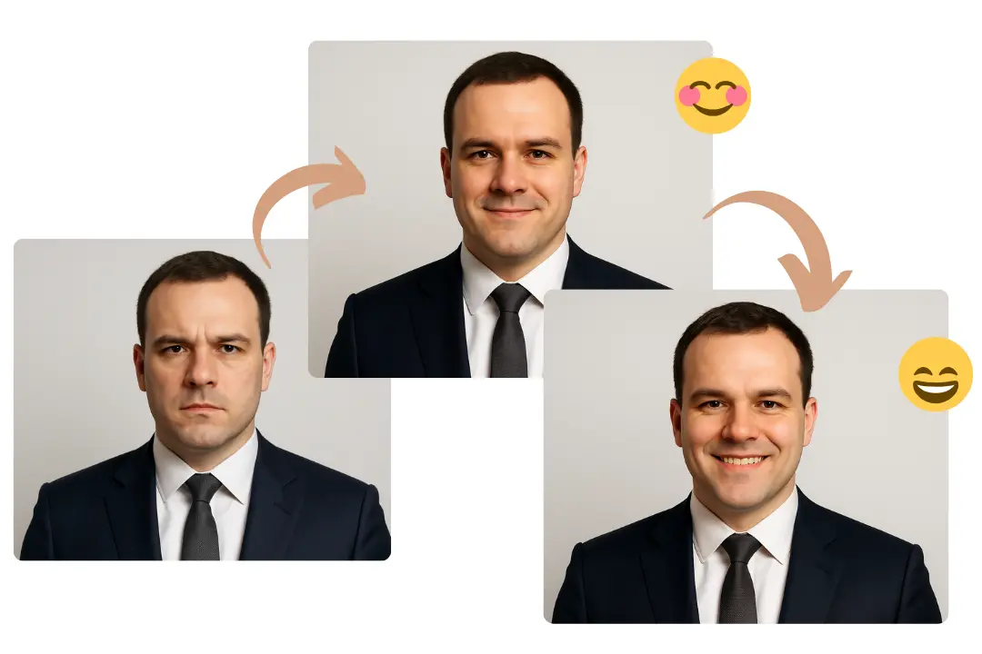 Customizable Smile Filters for Professional Portraits