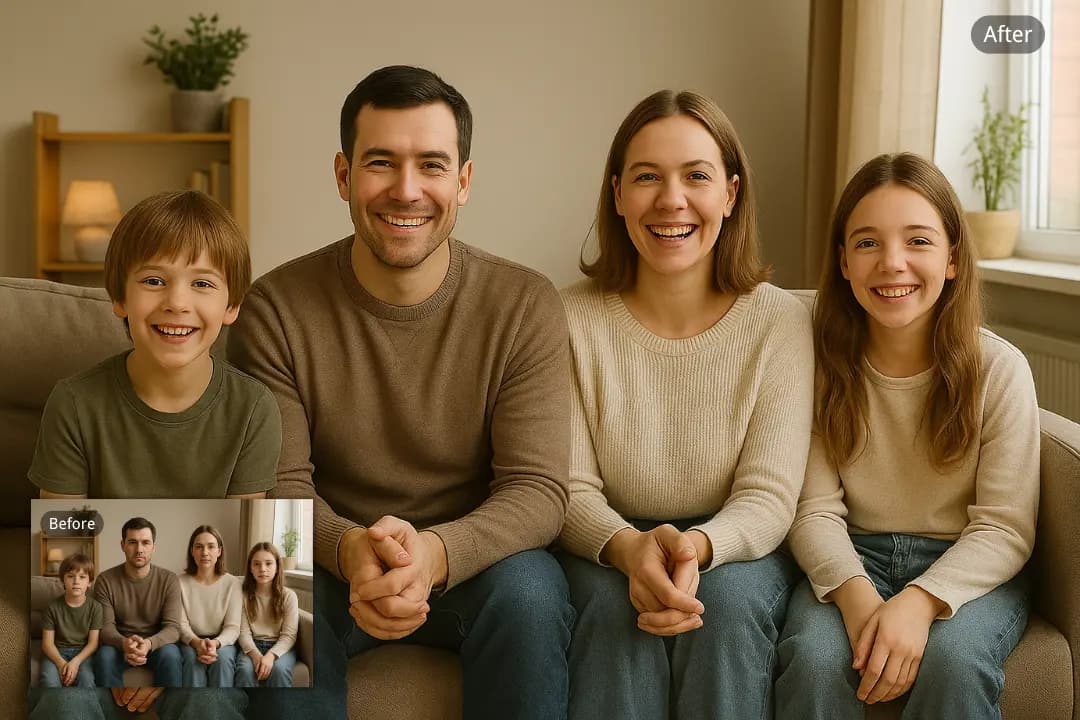 Secure Free Smile Filter for Family Memories