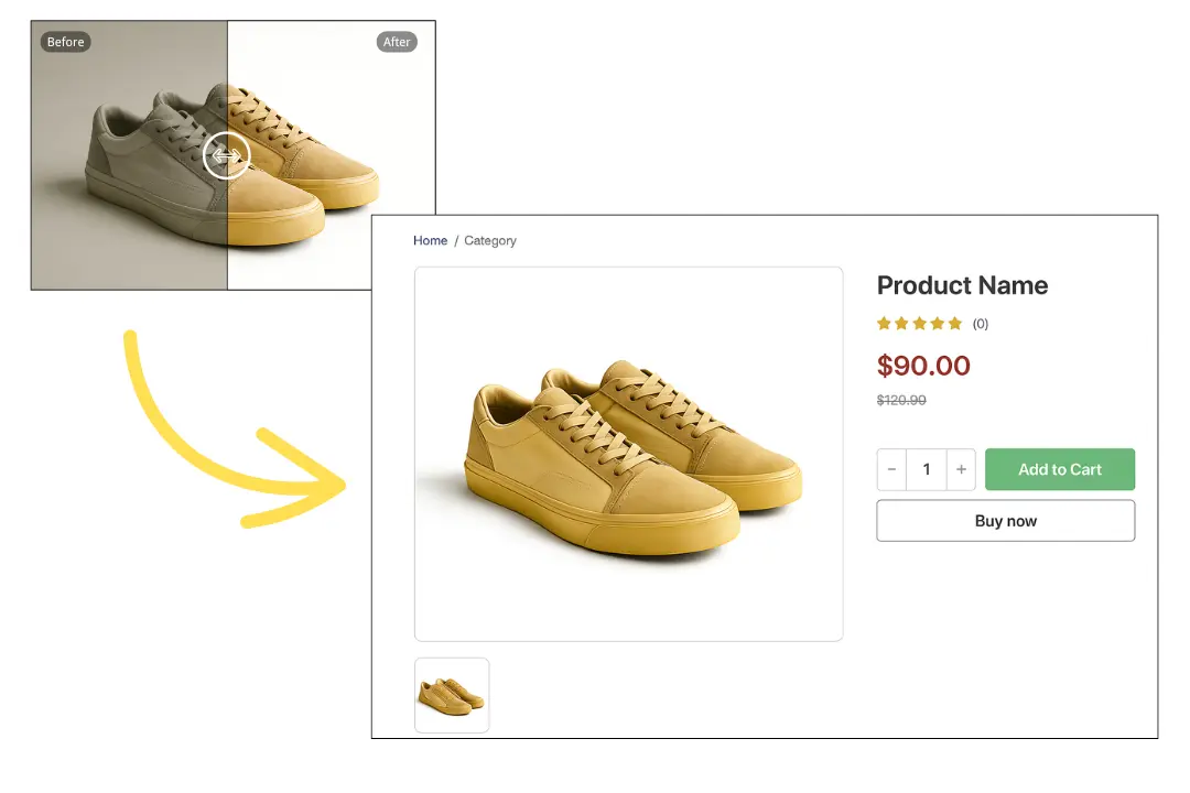 Photo Color Correction for Enhanced Product Images