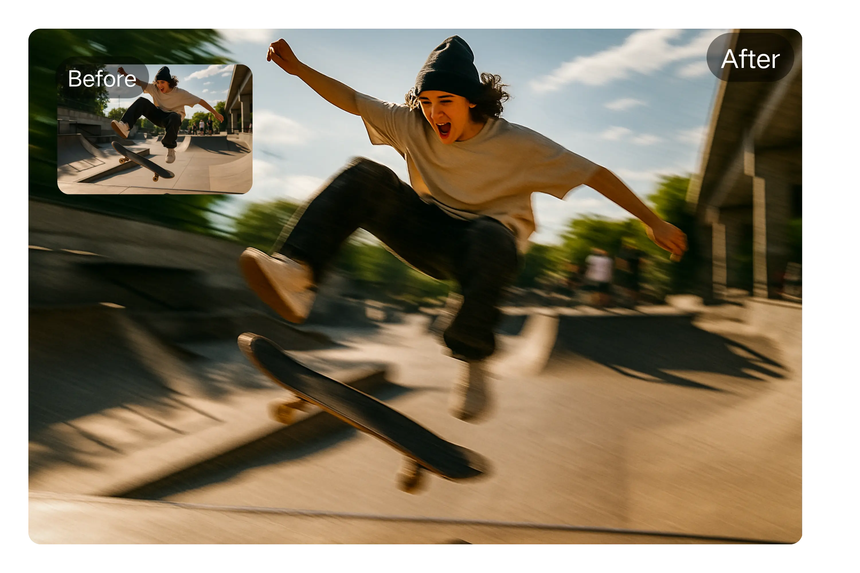 Intuitive Motion Blur Filter Interface