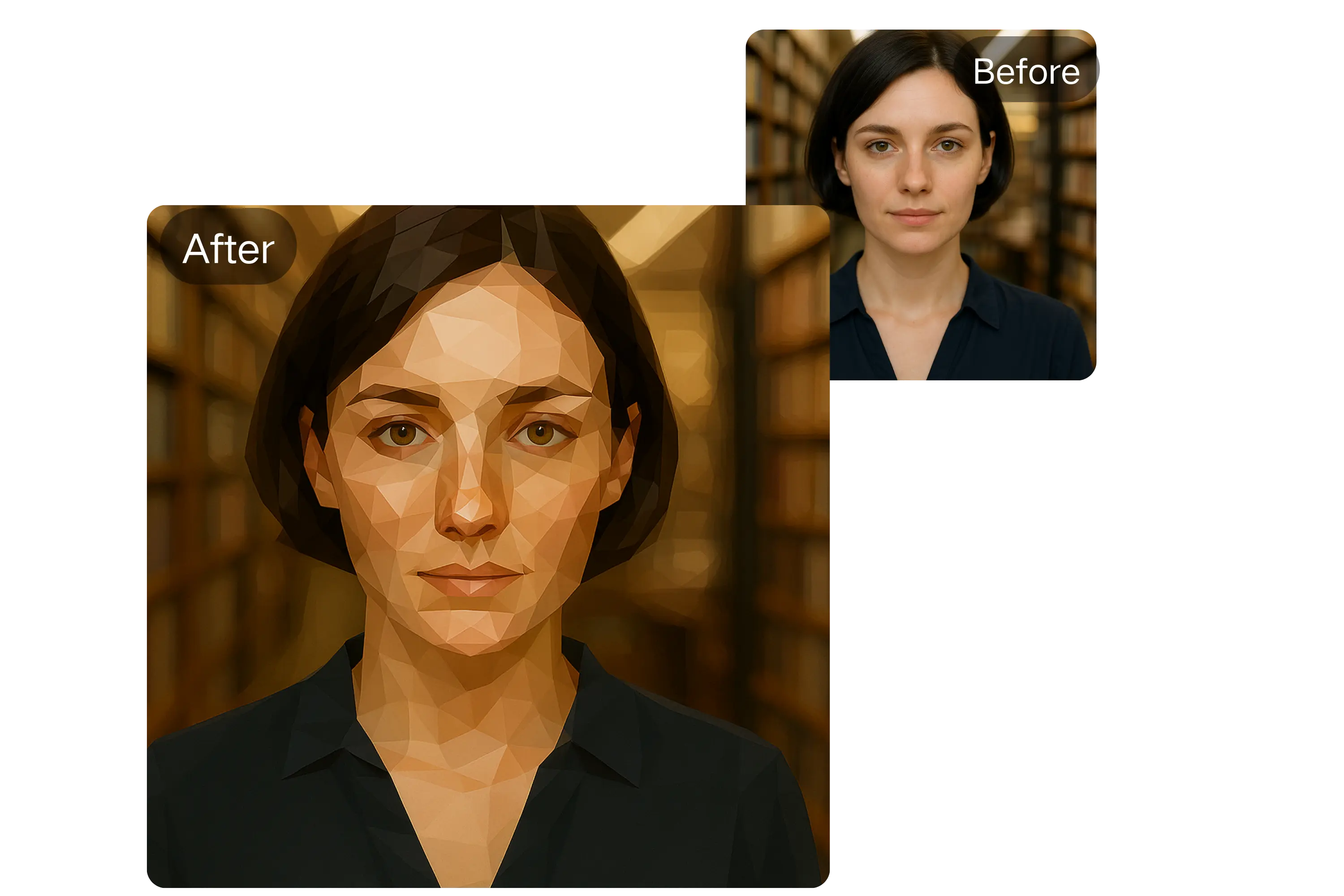 Text-to-Poly Art Generator