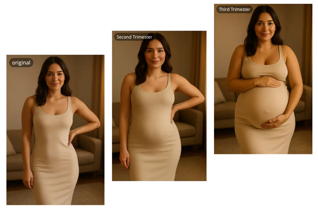 Customize Your Baby Bump with Free AI Pregnancy Filter