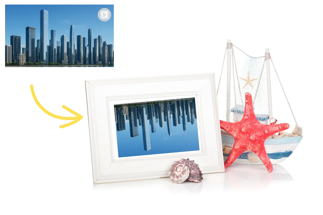 Flexible Poster Design Image Reflector