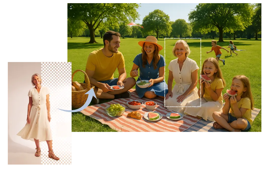 Add Person to Photos for Family Reunions